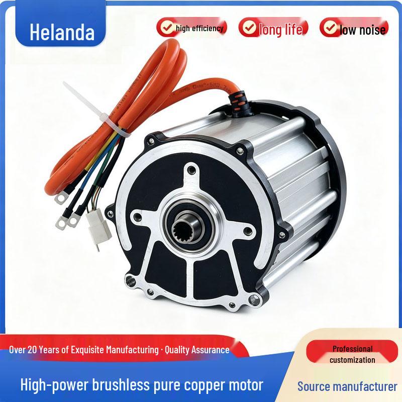 14-Tooth Spline Electric Vehicle Motor 800W-1500W
