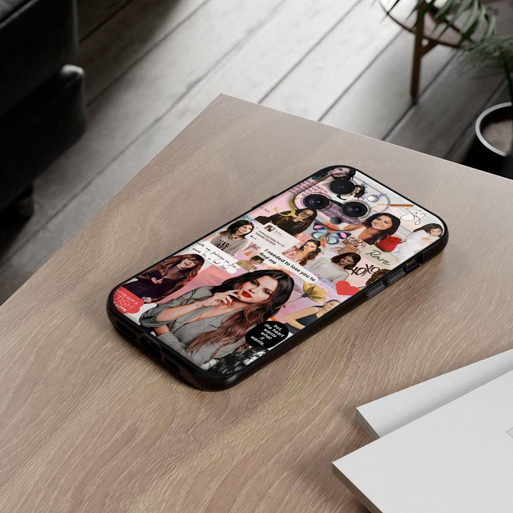 Selena Gomez Phone Case For IPhone 17 16 15 14 13 12 11 X XR XS Plus Pro Max Mini Soft Black Cover