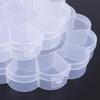 PVC Compartments Adjustable Practical Flower Storage Box Bead Ring Box Jewelry Presentation Organizer