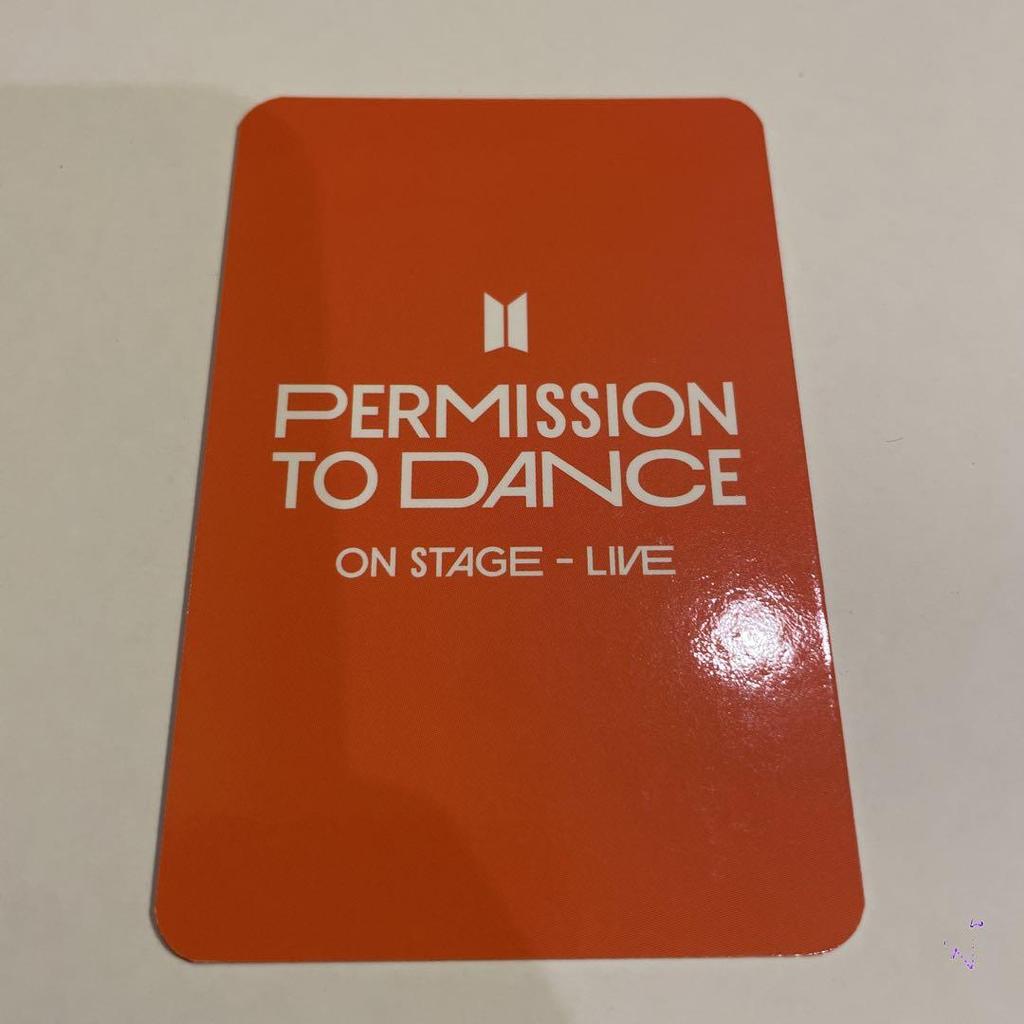 [USED] BTS PTD LIVE CD MusicKorea Bonus Trading Card Jimin