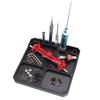 Soft Plastic Repair Storage Tray with 10 Dedicated Slots Compartments and Magnetic Surfaces for Model Assembly
