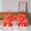 2 Pieces Elephant Statue/ Home Decoration Standing Creative Resin Modern Gifts Figurine/ for Bedroom