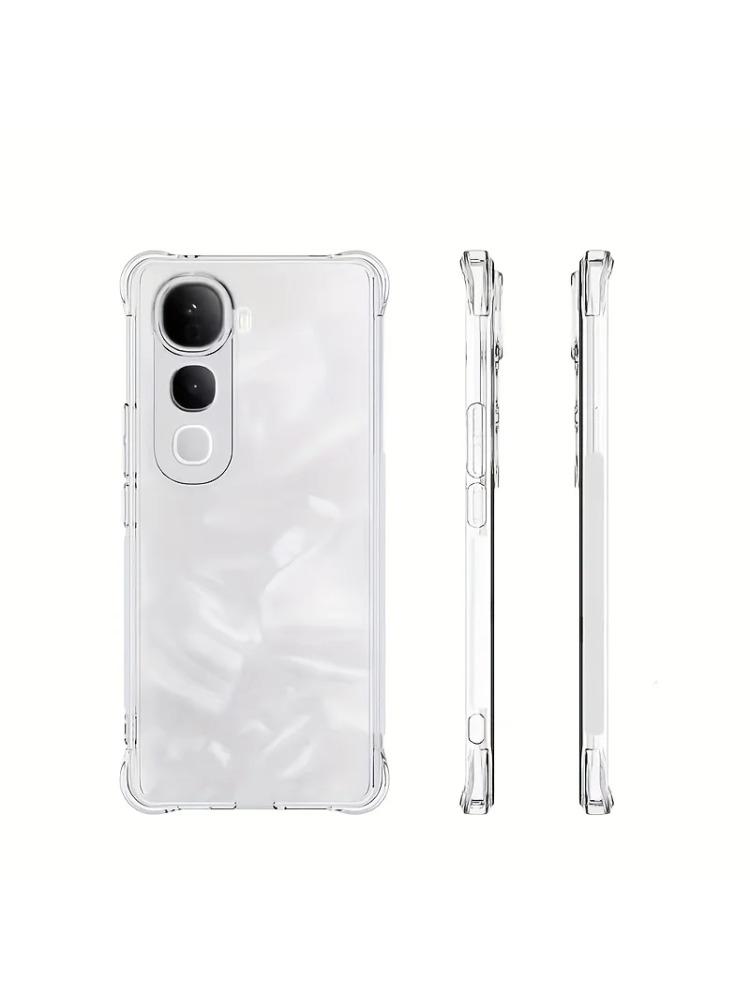

EUCAGR For Transparent Phone Case For Vivo Y400 Pro Soft Silicone For VivoY400 5G Back Cover Clear Case VIVO Y400 Pro бежевий