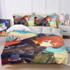 Anime Magus Zenless Zone Zero Duvet Cover and Pillowcase,Home Bedding Set,Teen and Adult Bedroom Decor,Gifts for Boys girls