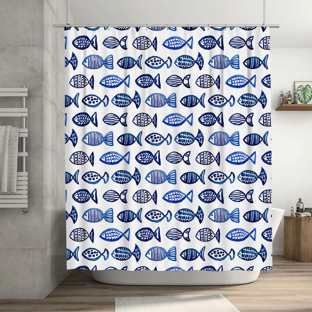 Watercolor Floral Shower Curtain With Gold Blooms: Elegant Bathroom Decor For Your Spa-Like Retreat #Bathdecor #Showercurtain #H