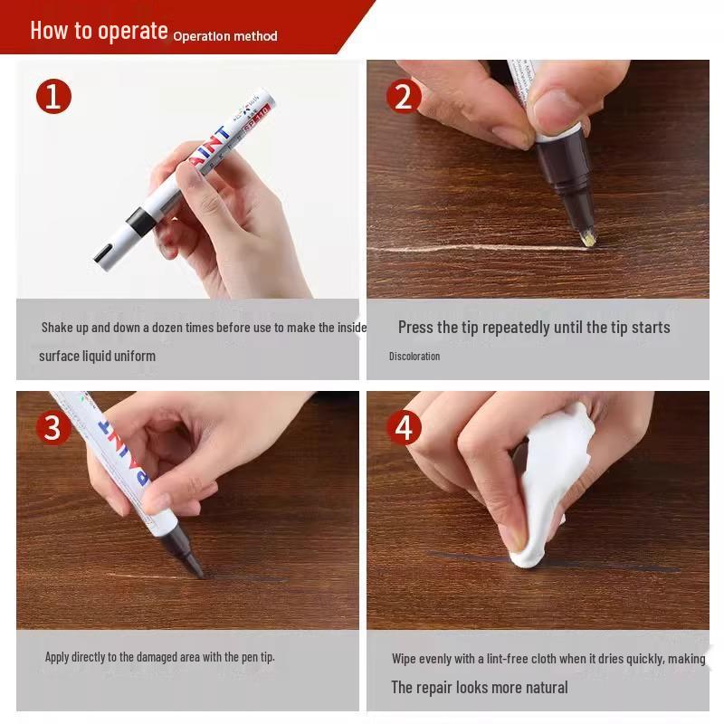 Industrieller wasserfester ölbeständiger Metall-Lackmarker für Automobil, Türen, Fenster und Brillengestelle