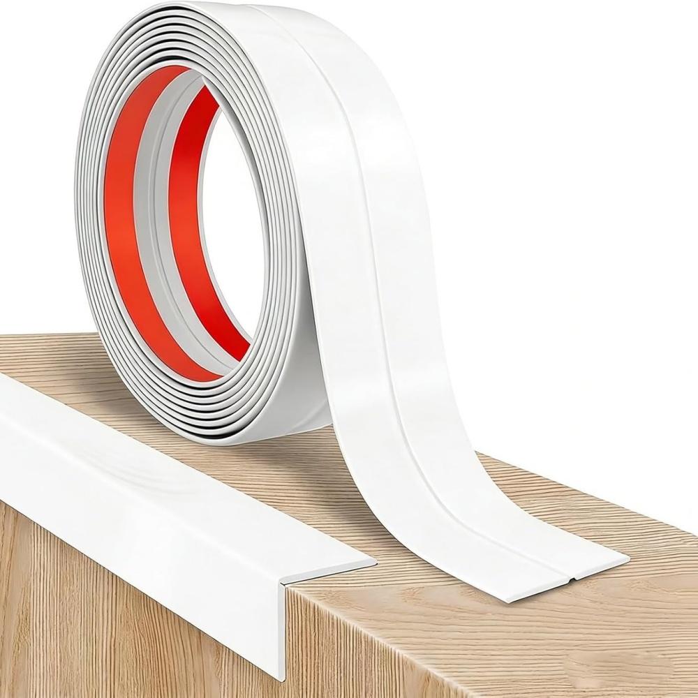 

1pc 2m/3metersX4cm Flexible Inside & Outside Corner Trim Corner Guards Trim for Tile and Wall Edges Gaps,Furniture and Wall 2m
