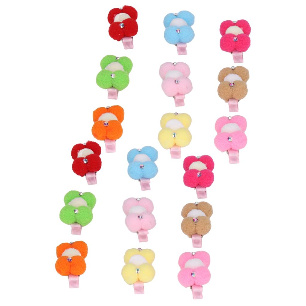 18 Pcs Dog Hair Bows Cute Stylish Attractive Compact Pet Hairpin for Pets Cats Dogs