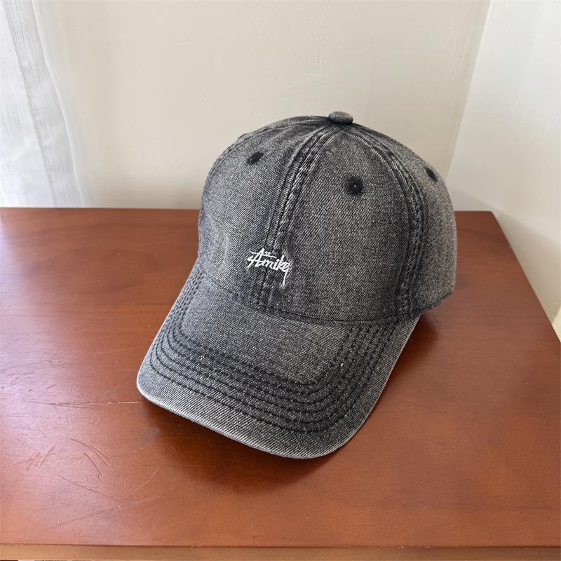 Small Letter Soft Top Embroidery Men and Women Couple Baseball Cap Simple Versatile Casual Spring New Trend Cap