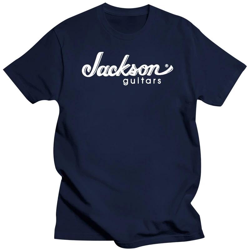 JACKSON Guitars Logo T-Shirt Schwarz Rockgitarrist Metal Band Kurzarm Baumwolle T-Shirts Herren Kleidung