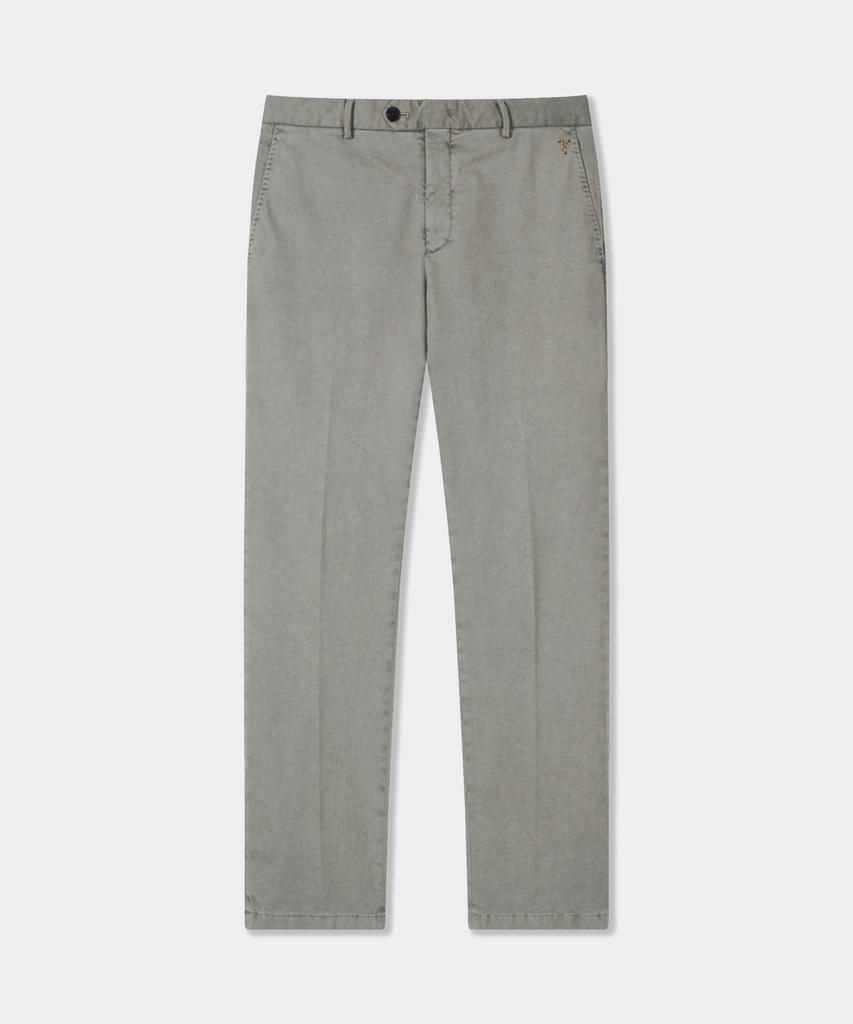 BIRBANTE Sondrio Stretch Satin Pants - Light Grey