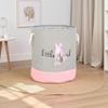 Girls Cute Fabric Storage Bucket 1Pcs Waterproof Storage Basket for Kids Clothes Toys Sundries Nursery Room Organizer