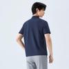 Qipai Men's Jacquard Breathable Anti-Bacterial Short-Sleeve Polo Shirt