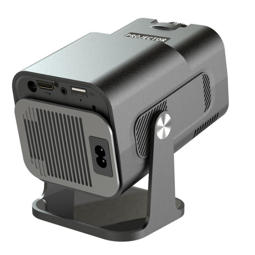 Mini Android High-Brightness Smart Portable Projector with Gimbal Home/Bedroom Use