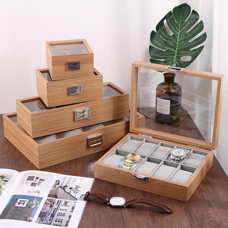 WellZone 2025 New Style Environmental Protection Bamboo Watch Box  Fashionable Chinese Style Watch Storage Case