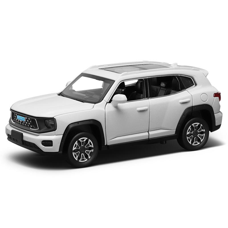 

1/32 Haval H7 DARGO SUV Модель автомобиля из сплава Литые под давлением Металлические Внедорожники Модель автомобиля Звуковая и световая симуляция Детская игрушка Подарок белый