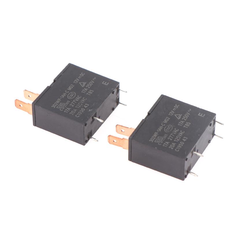 2 Pcs 12V Relay 302Wp-1Ah-C M02 12Vdc 4Pins For Microwave Oven