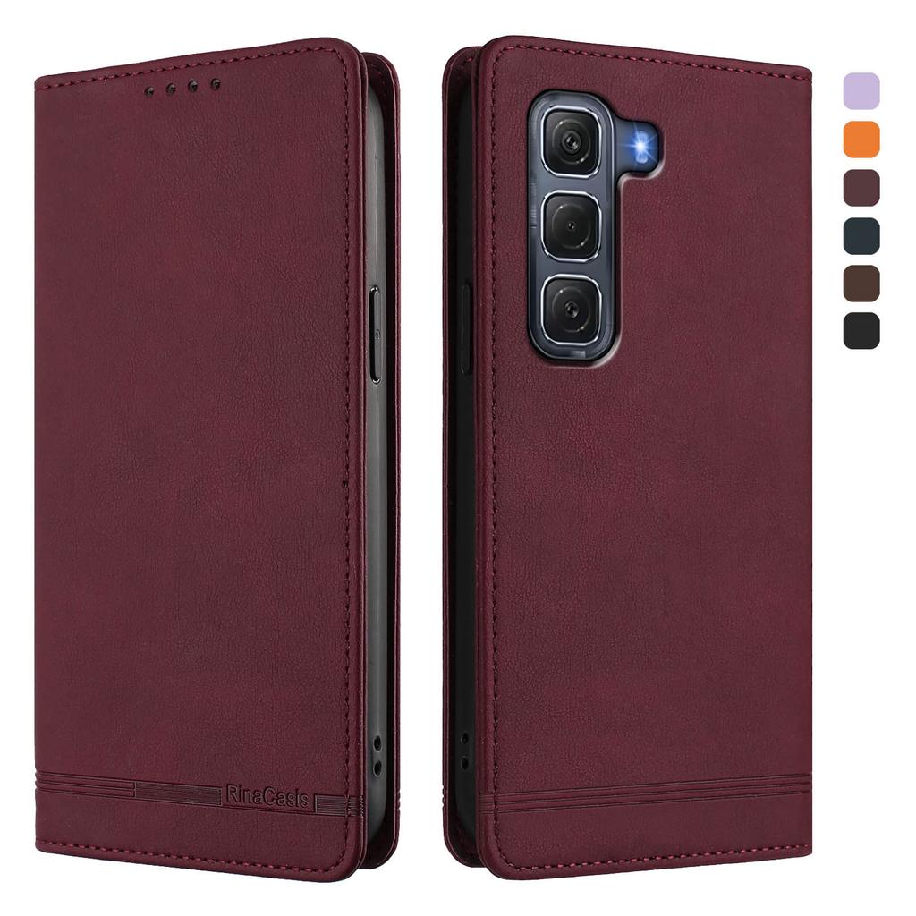 Luxury Leather Case For Infinix Hot 60 50 Pro Plus 60i 50i 50 60 Pro Cases Infinix GT 20 30 Pro Magnetic Flip Wallet Phone Cover