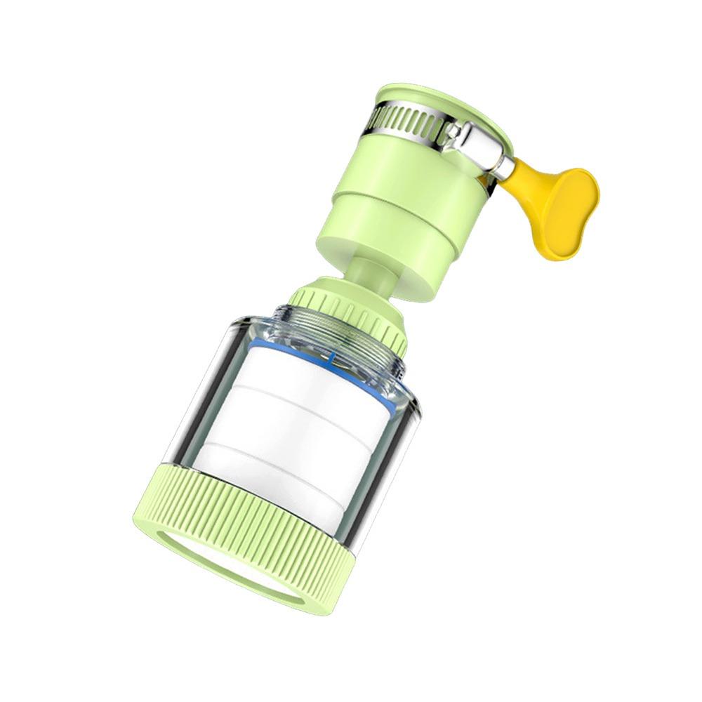 

Faucets Purification Kitchen Faucet Nozzle 360° Rotate Bathroom Faucet Aerator Wash Basin зелений