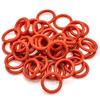 MEAJOO 50pcs #11105 O-Ring Replacement Harley Davidson Pump Cap/Transmission Drain Plug O-Ring (Orange)