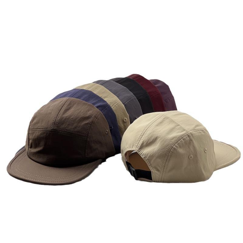New Outdoor Versatile Quick-drying Cap Women's Japanese Short-brimmed Baseball Cap Casual Street Soft-brimmed Five-piece Sun Hat