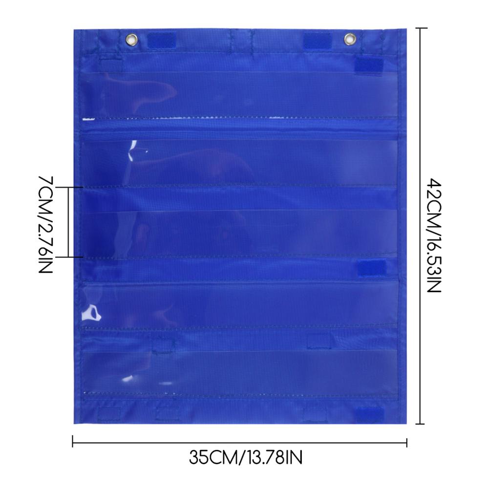 Educational Wall Organiser With Clear Pockets Boosts Interactive Learning & Engagement. Home School Learning Station