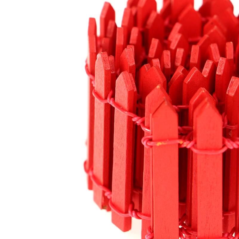 New 100*5Cm Diy Mini Small Fence Barrier Wooden Craft Miniature Fairy Garden For