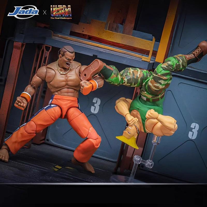 Jada Street Fighter 6 Cammy White Guile Dee Jay Model Toy Anime Figure Action Figure Street Fighter Model Gift Collect Doll