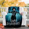 Halloween-Horror-Motiv Bedruckte Decke - Perfekt für Sofa, Bett, Reisen & Outdoor-Nutzung | Maschinenwaschbar, Gemütlich & Langlebig.