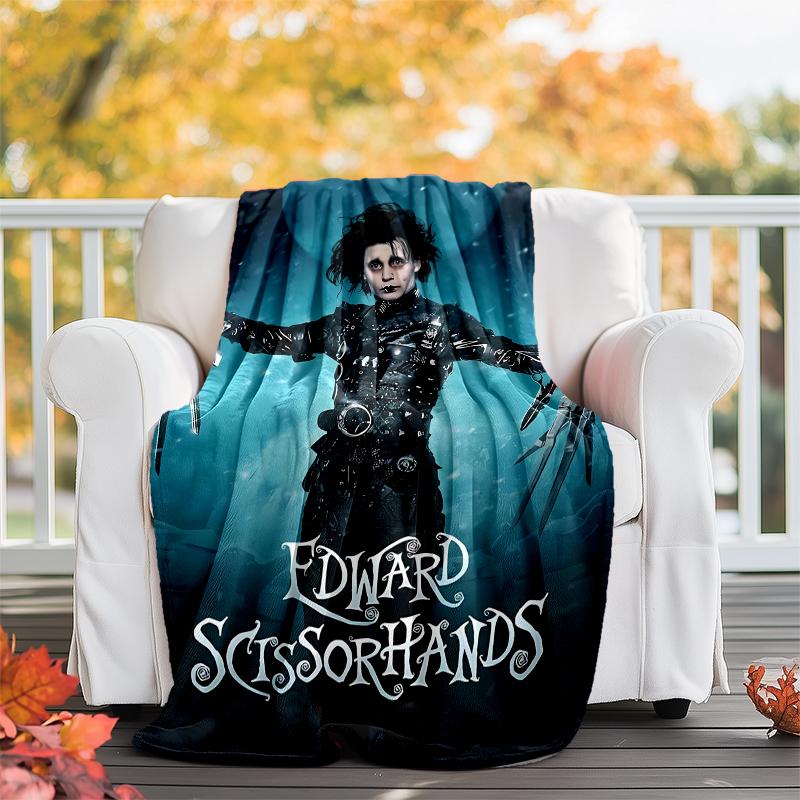 Halloween-Horror-Motiv Bedruckte Decke - Perfekt für Sofa, Bett, Reisen & Outdoor-Nutzung | Maschinenwaschbar, Gemütlich & Langlebig.