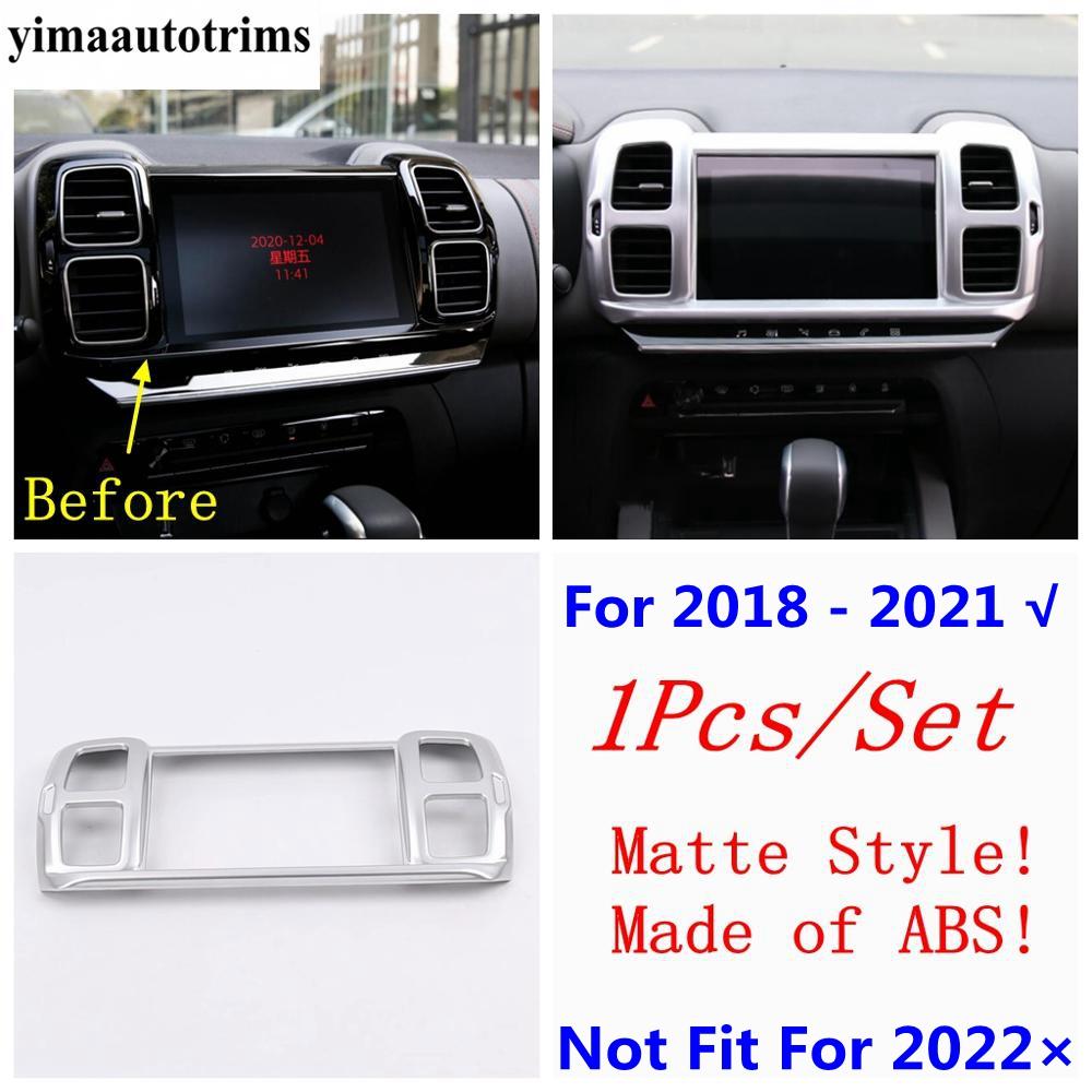 Steering Wheel / A Pillar / Gear Shift Knob Handle Bowl Cover Trim For Citroen C5 Aircross 2018 - 2024 ABS Interior Accessories
