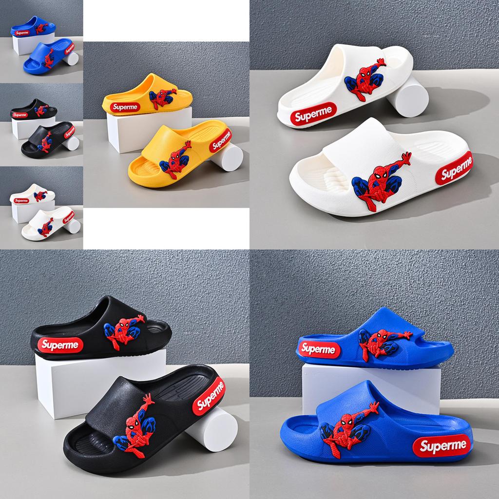 Jungen Bequeme Spider-Man Themen Indoor Rutschfeste Weiche Sohle Slipper Sandalen für Sommer
