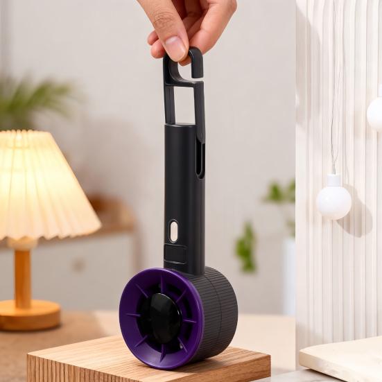Handheld Fan, with Portable Hook Powerful Fan, Intelligent Digital Display And Speed Adjustment Design, Fan for Travel And Desktop
