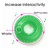 Durable Squeaky Dog Chew Toy for Aggressive Chewers Natural TPR Rubber Puppy Teething Ring Interactive Sound Training