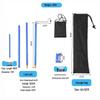 Ultra-Light Portable Aluminum Camping Table with Foldable Lantern Stand