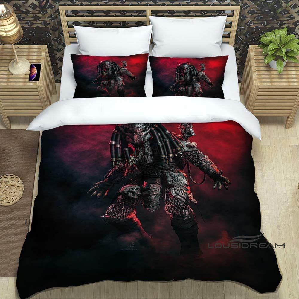 

This bedding set features a print inspired by the movie The Predator. It s an exquisite set including a duvet cover and pillow 135x200cm