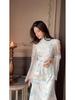 Spring 2025 Elegant Long Sleeve Slimming Dress - Comfortable Design