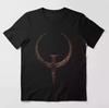QUAKE 1 LOGO HERNÍ tričko ČERNÉ BÍLÉ VELIKOSTI OD S DO 5XL 86 Unisex tričko