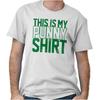 Funny Sarcastic This Is My Punny Shirt Joke Womens or Mens Crewneck T Shirt Tee