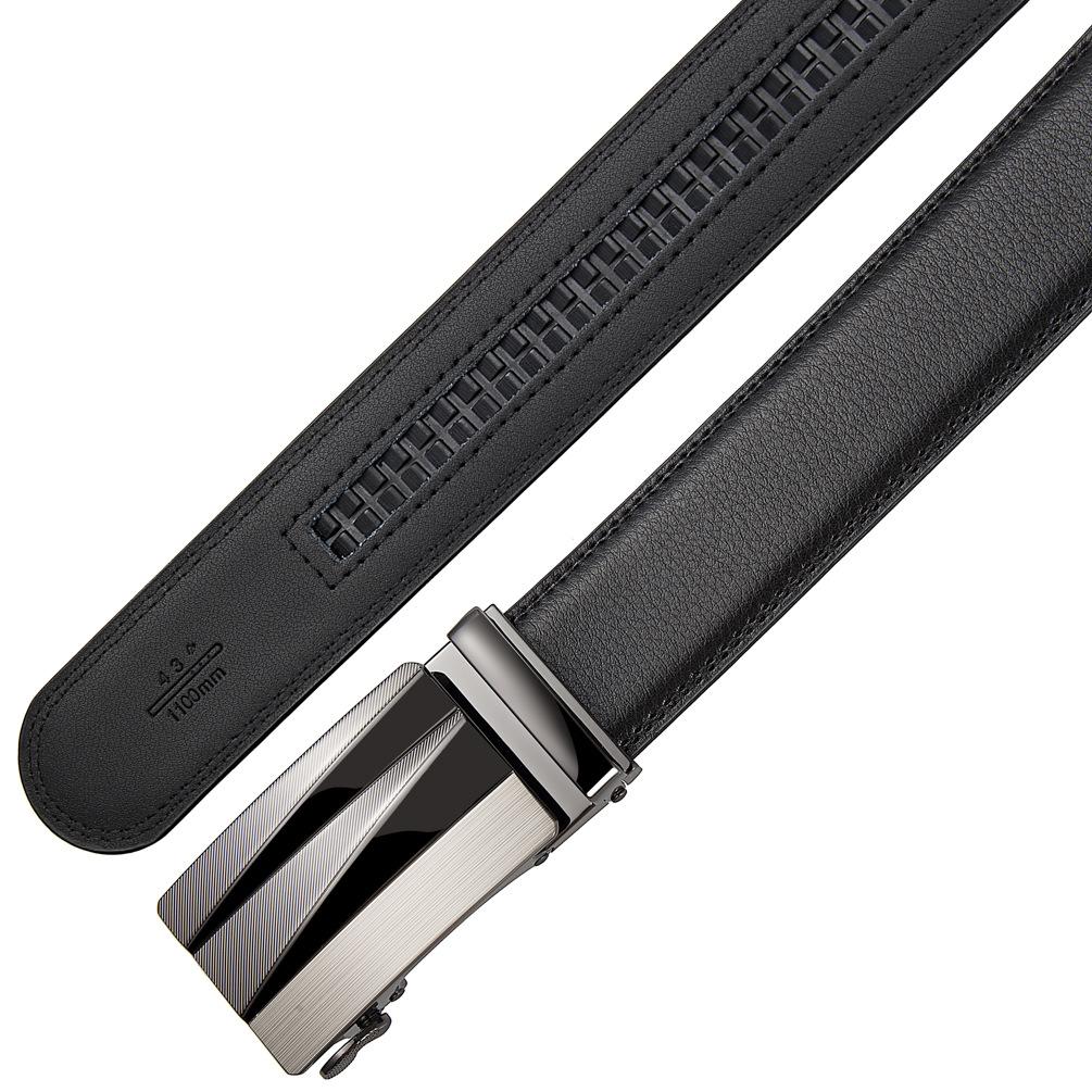 Premium Sense, Business Men'S Belt Automatic Buckle Belt, Two-Layer Cowhide Belt Ly36-21728-1