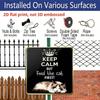 2D Flat, 1pc Vintage -Themed Wall Sign - Retro Farmhouse Aluminum Tabby Art Suitable, Garden, Patio - Indoor/Outdoor Decoration for Lovers, Square
