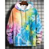 2026 Mode Hoodie Imprimé 3D Motif Coloré Homme Décontracté Coupe Ample Pull Haut Street Harajuku Y2k Hoodie Homme
