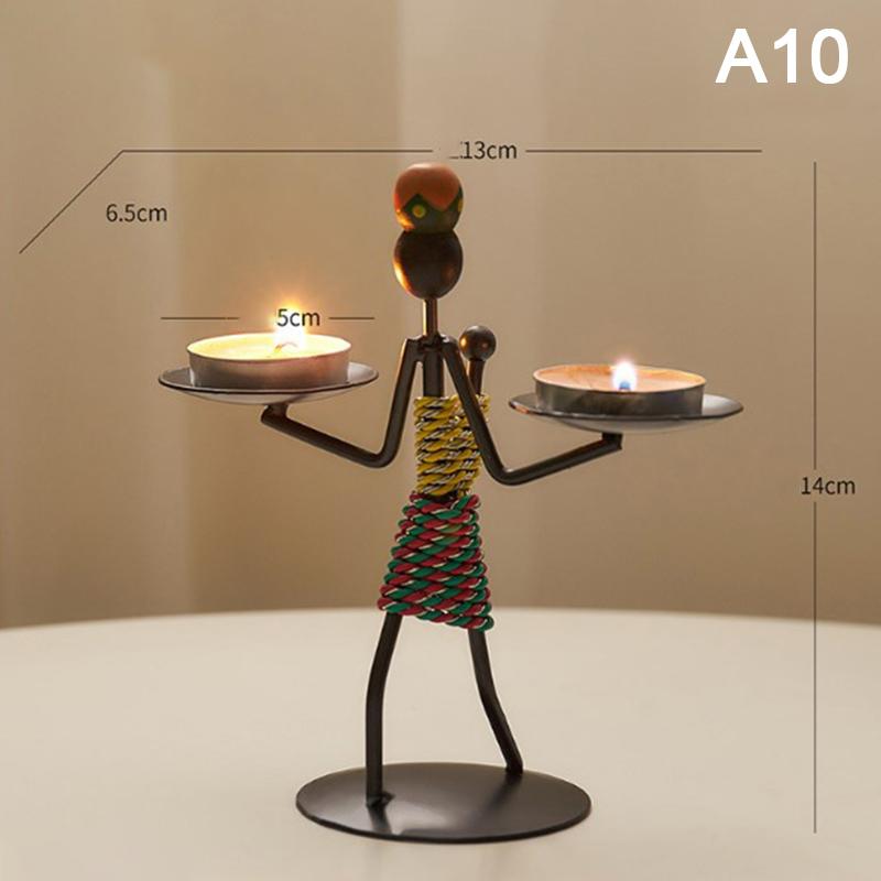 

Подсвечник Утюг Украшение Дома Кухня Ресторан Романтический Подсвечник as the picture