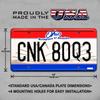Winchester Impala | Kaz 2Y5 + CNK 80Q3 | Metal Stamped License Plates