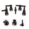 7.89 ID6 Auto Car Fuel Line Bundy Tee Hose Coupler Nylon Motorcycle Mangueira Acoplador Quick Release Connect Connector Car Accessories