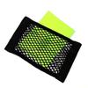 Car Rear Trunk Mesh Organizer Car Rear Seat Back Stowing Tidying Network Bag Trunk Elastic Velcro Pocket Car Organizers