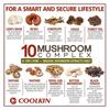 Coolkin 10-Flavor Complex Mushroom Capsules, Multi-Strain, Immune System Support, Suitable for Both Men and Women
