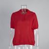 Spring/Summer 2025 Women's Cross-Border Openwork Knit Bubble Sleeve Sweater