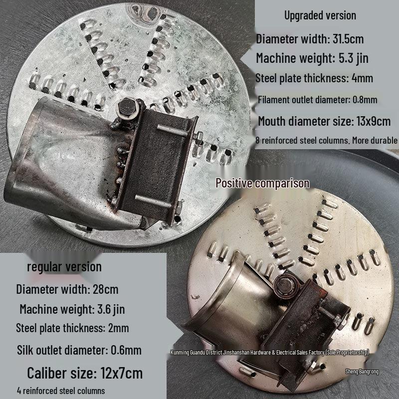 Landwirtschaftlicher Handkurbel-Häcksler: Maniok, Süßkartoffel, Rettich, Kürbis und Kartoffelhackgerät.