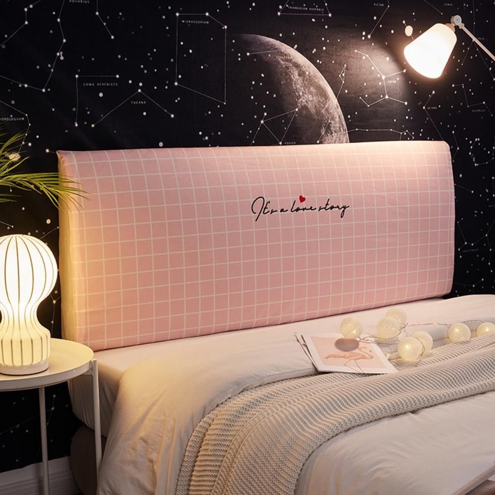 Nordic Nantong Bedside Cover Bedroom Bedside Backrest Cover Elastic Dustproof Soft Bag Fabric Protective Cover